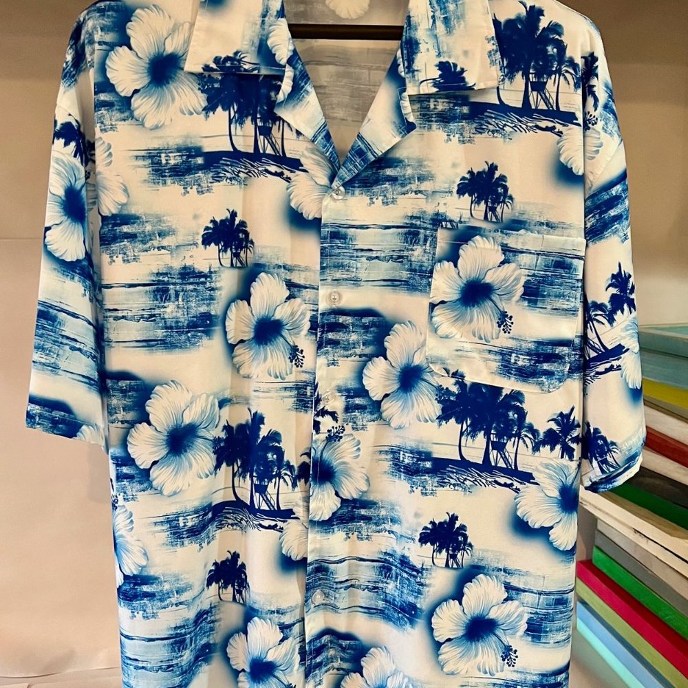 Men's XL Tropical Print Shirt